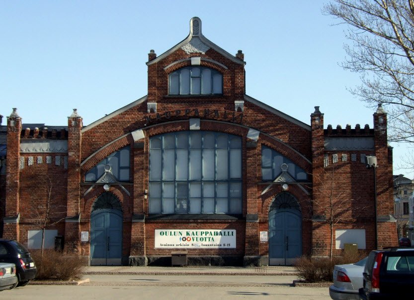 Oulu Market Hall, Oulu, Northern Finland, Finland